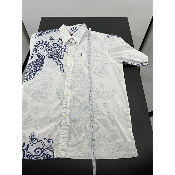 Green Leaf Majul Mens Short Sleeve‎ Shirt Size XL - Picture 7 of 9